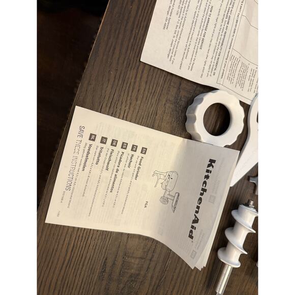 KitchenAid Food Grinder Attachment - For Kitchen Aid Stand Mixer - NEW - Picture 8 of 9